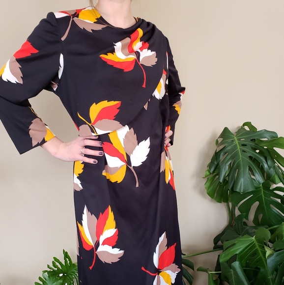 Vtg 1960s "Classic Lady by Constantine" Maxi Dress - Picture 4 of 8